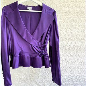 Armani Collezioni Blouse - Royal Purple - Silk